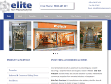 Tablet Screenshot of elitetechprecision.ie